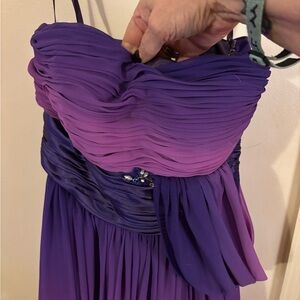 Elegant Purple Evening Dress